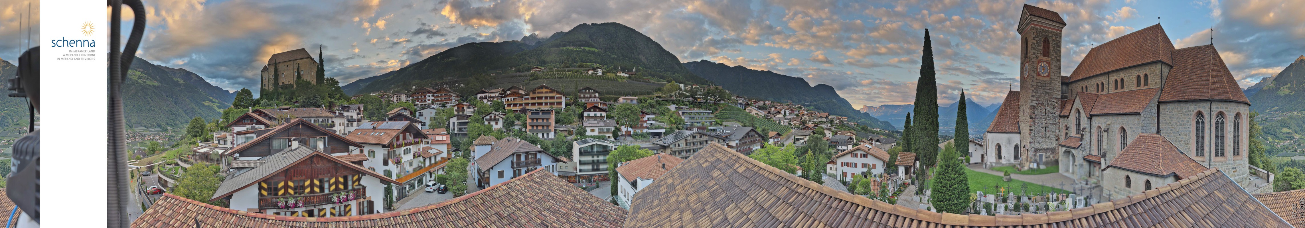 Archived image Webcam Panoramic View of Schenna