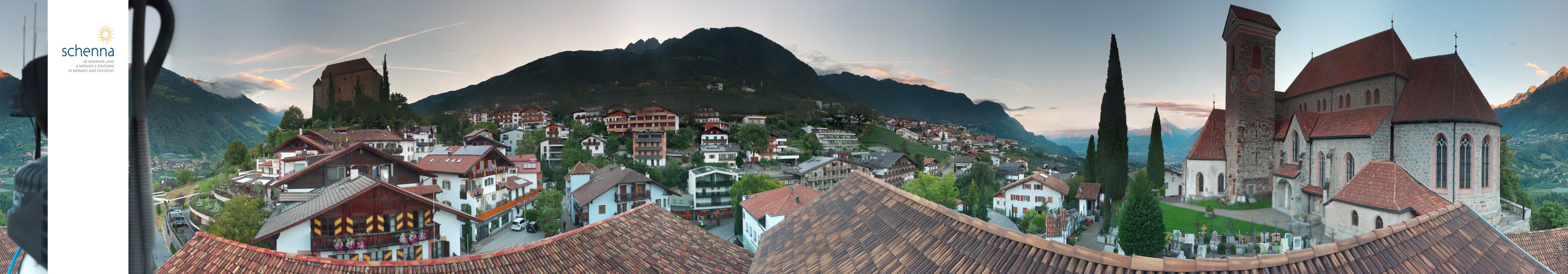 Archiv Foto Webcam Panoramablick Schenna