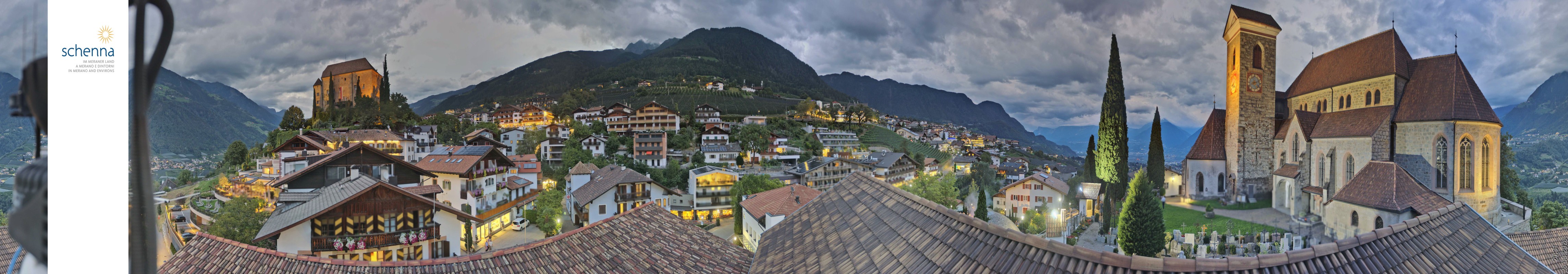 Archiv Foto Webcam Panoramablick Schenna