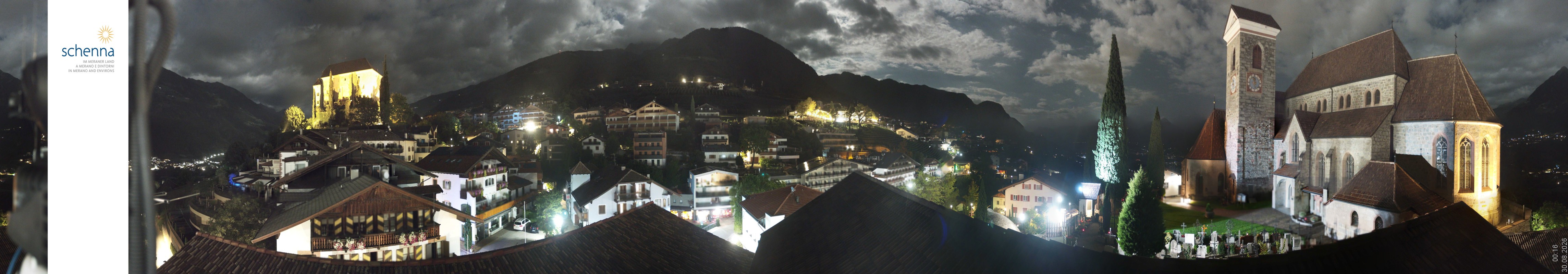 Archiv Foto Webcam Panoramablick Schenna