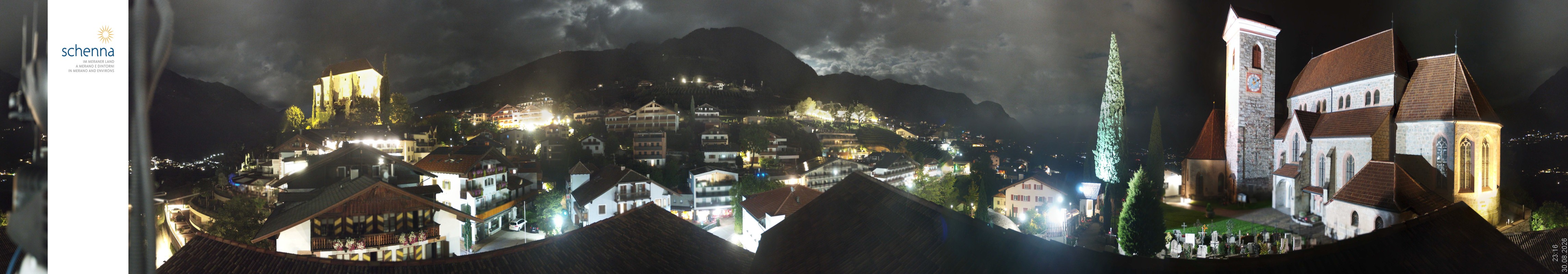 Archiv Foto Webcam Panoramablick Schenna