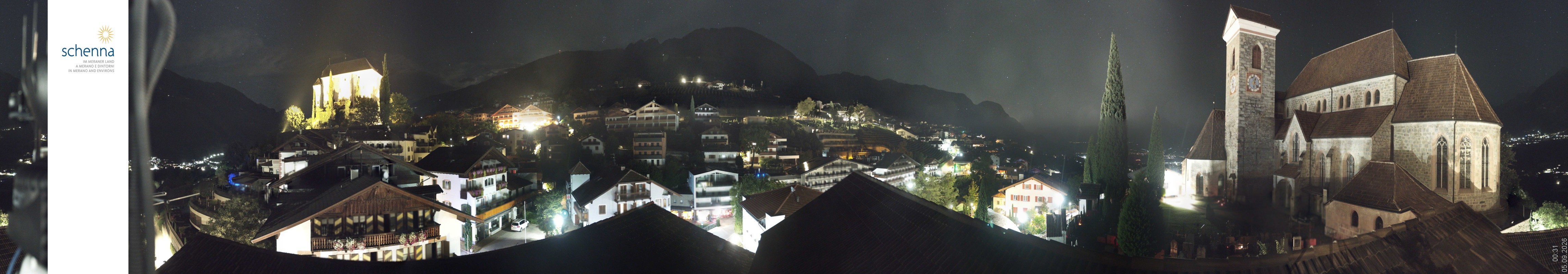 Archiv Foto Webcam Panoramablick Schenna