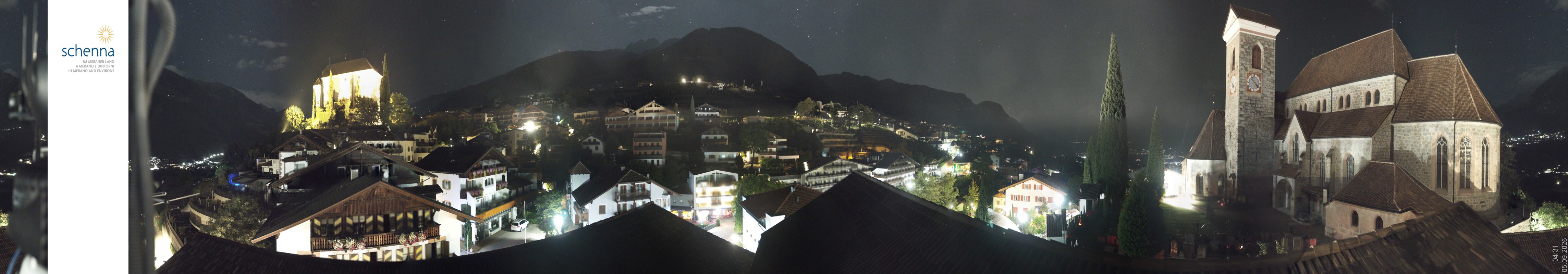 Archiv Foto Webcam Panoramablick Schenna