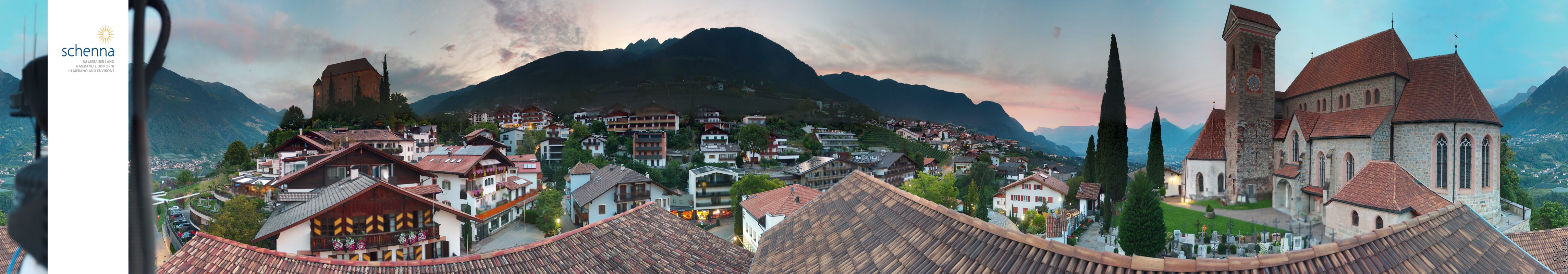 Archiv Foto Webcam Panoramablick Schenna