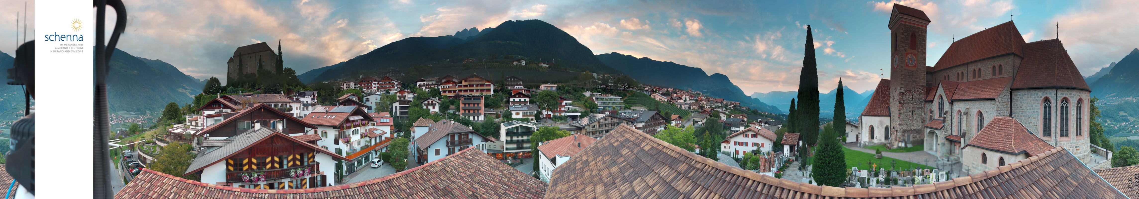 Archiv Foto Webcam Panoramablick Schenna