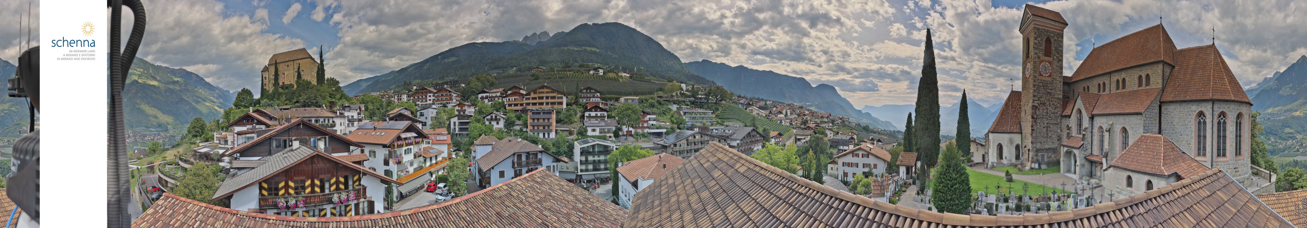 Archiv Foto Webcam Panoramablick Schenna