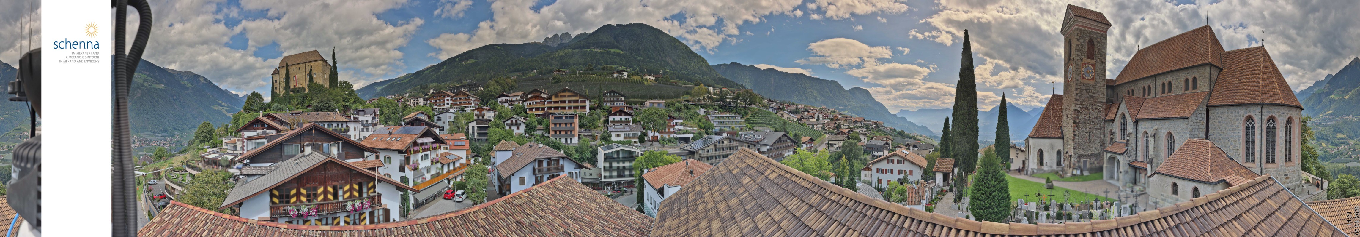 Archiv Foto Webcam Panoramablick Schenna