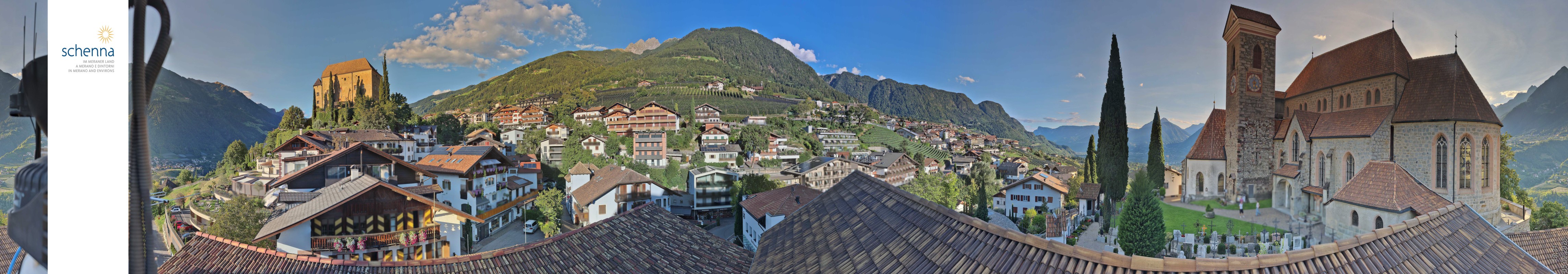 Archiv Foto Webcam Panoramablick Schenna