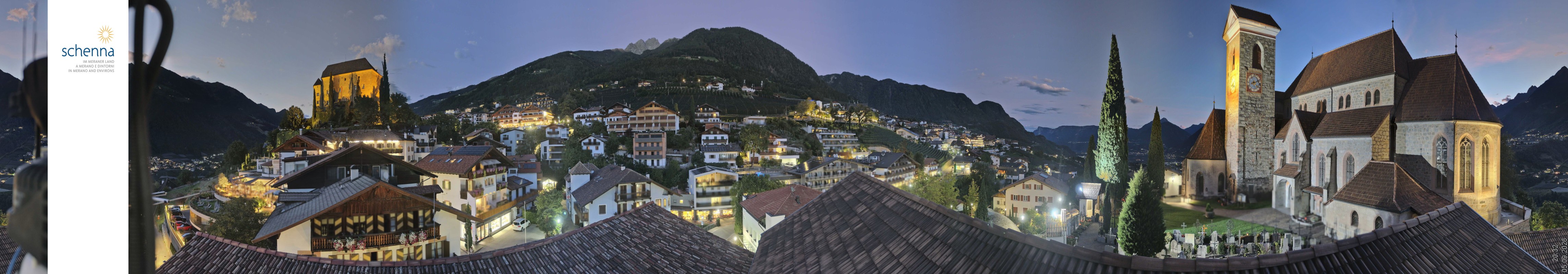 Archiv Foto Webcam Panoramablick Schenna