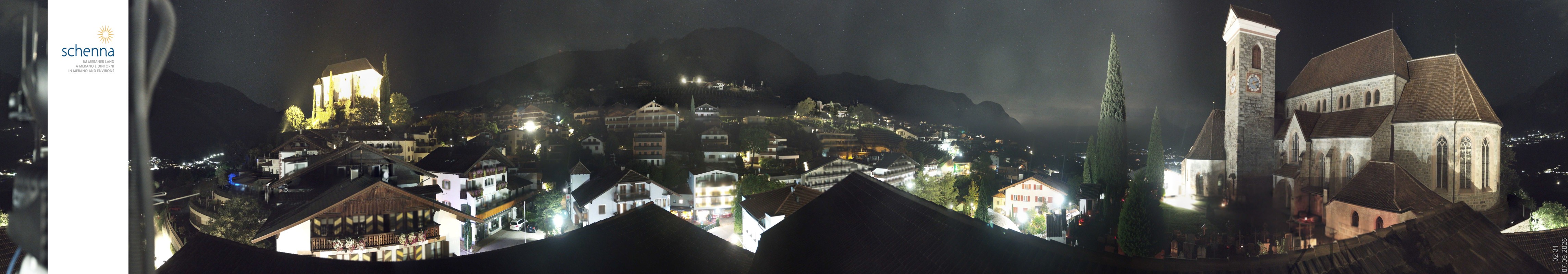 Archiv Foto Webcam Panoramablick Schenna