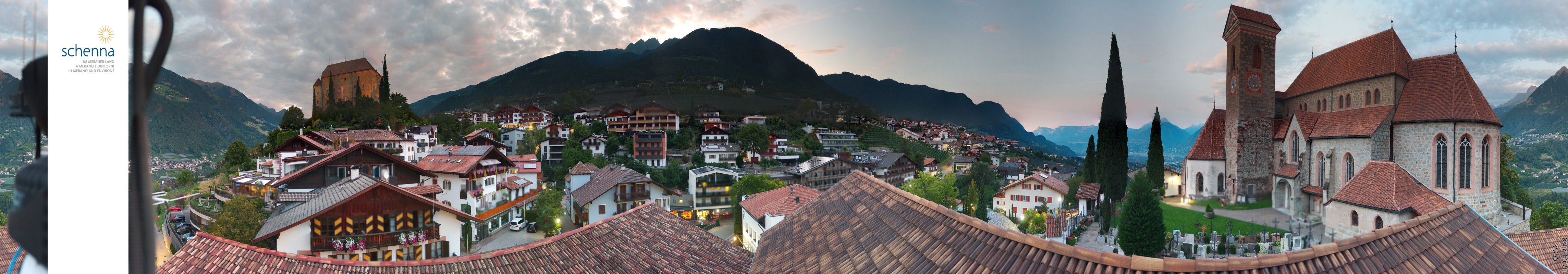 Archiv Foto Webcam Panoramablick Schenna