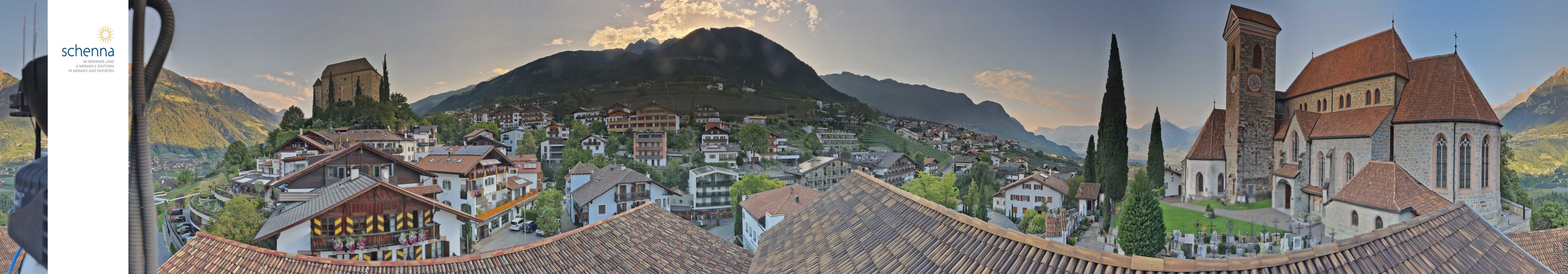 Archiv Foto Webcam Panoramablick Schenna