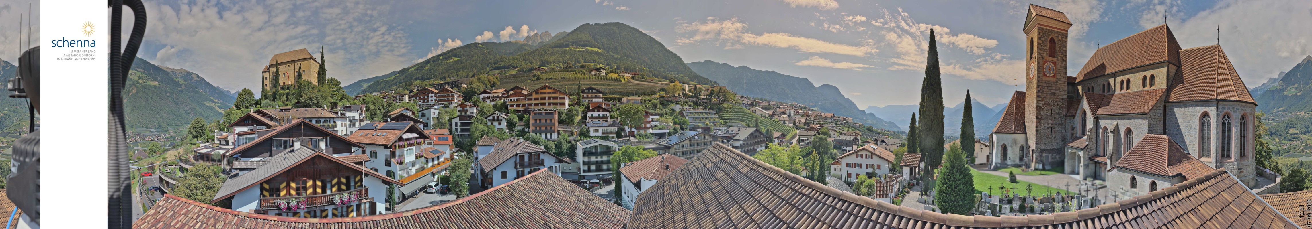 Archiv Foto Webcam Panoramablick Schenna