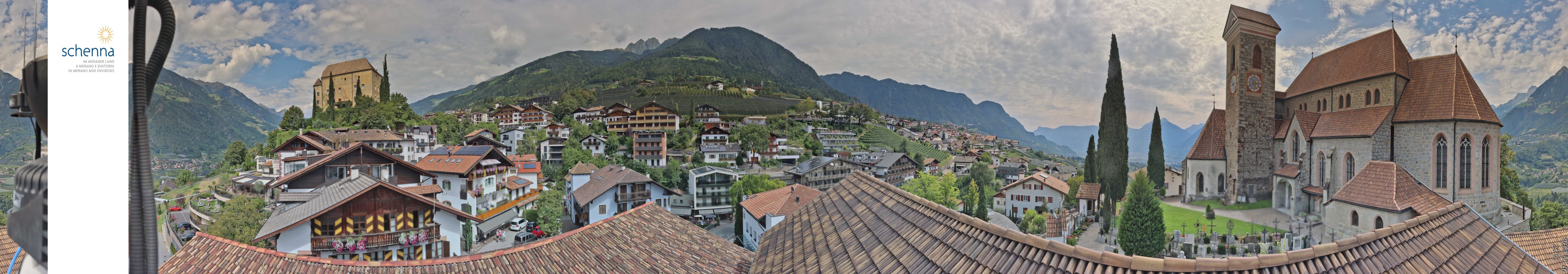 Archiv Foto Webcam Panoramablick Schenna