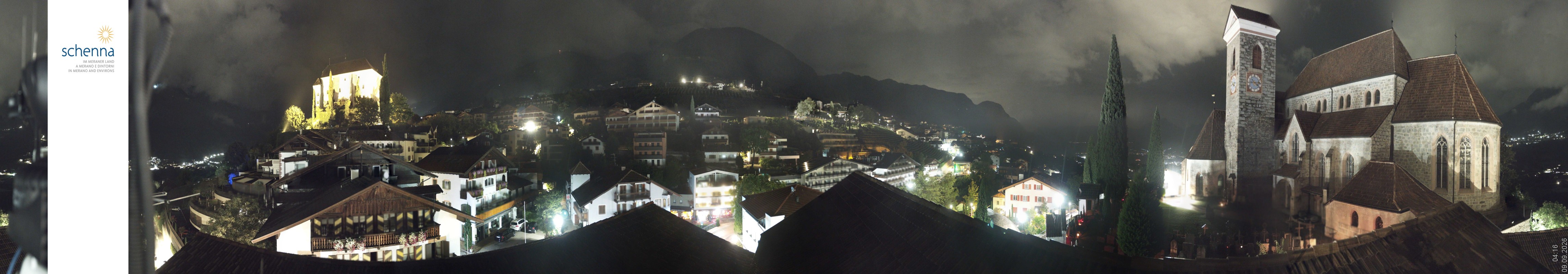 Archiv Foto Webcam Panoramablick Schenna