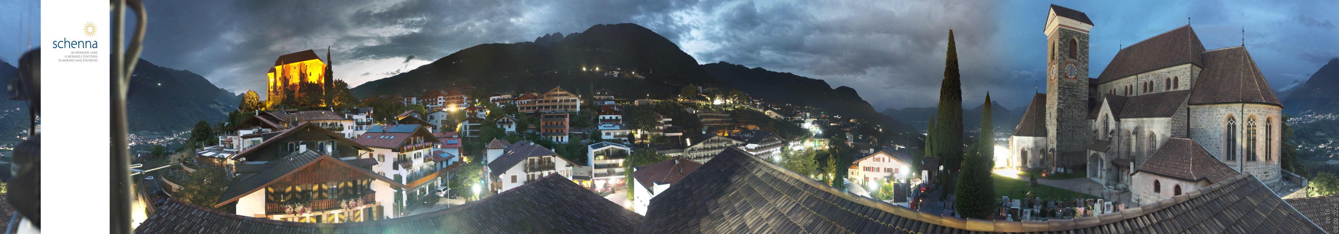 Archiv Foto Webcam Panoramablick Schenna