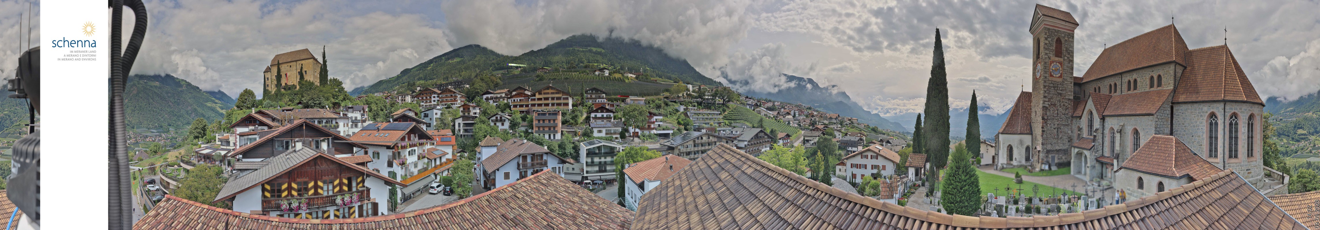 Archiv Foto Webcam Panoramablick Schenna