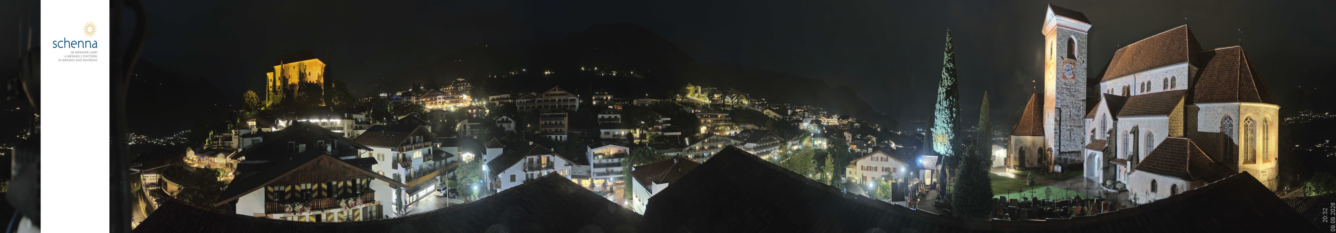 Archiv Foto Webcam Panoramablick Schenna