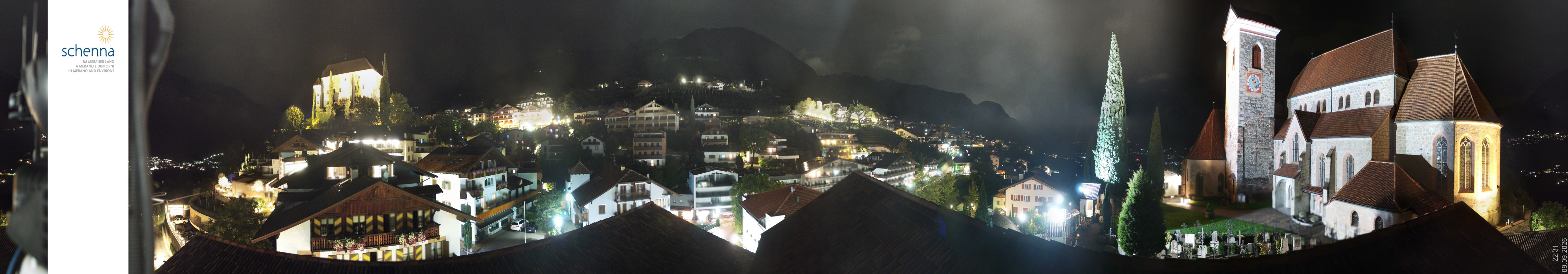 Archiv Foto Webcam Panoramablick Schenna
