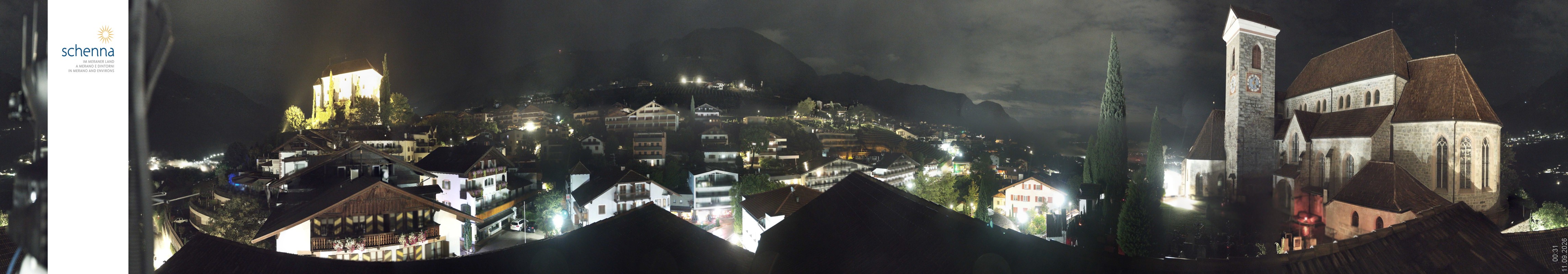 Archived image Webcam Panoramic View of Schenna