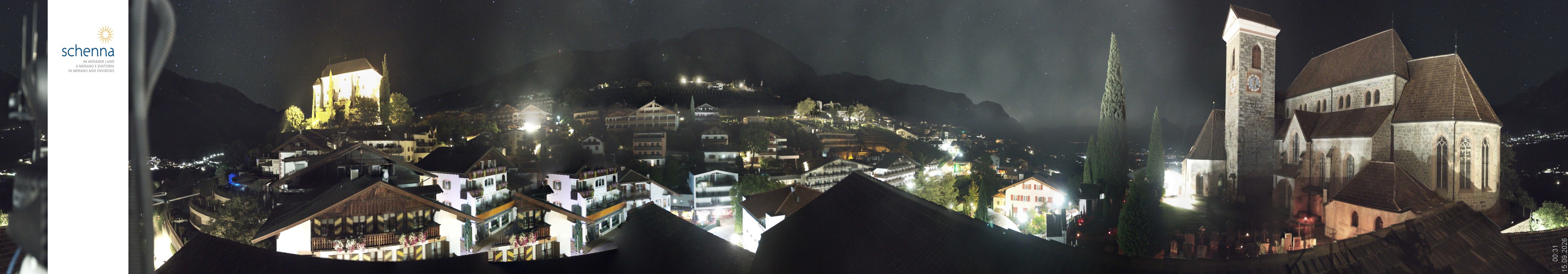 Archiv Foto Webcam Panoramablick Schenna