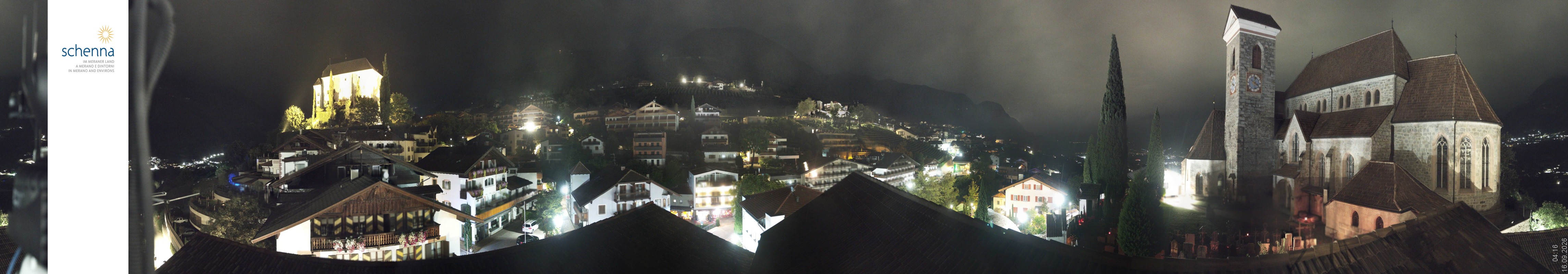 Archived image Webcam Panoramic View of Schenna