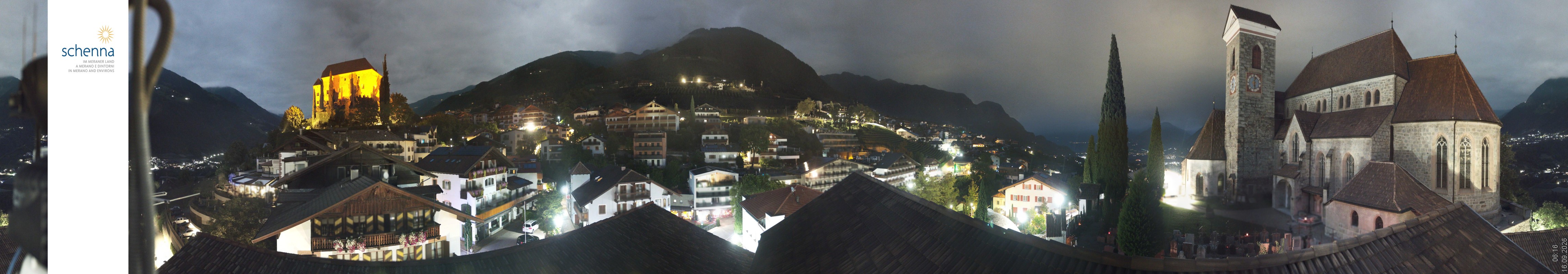 Archived image Webcam Panoramic View of Schenna
