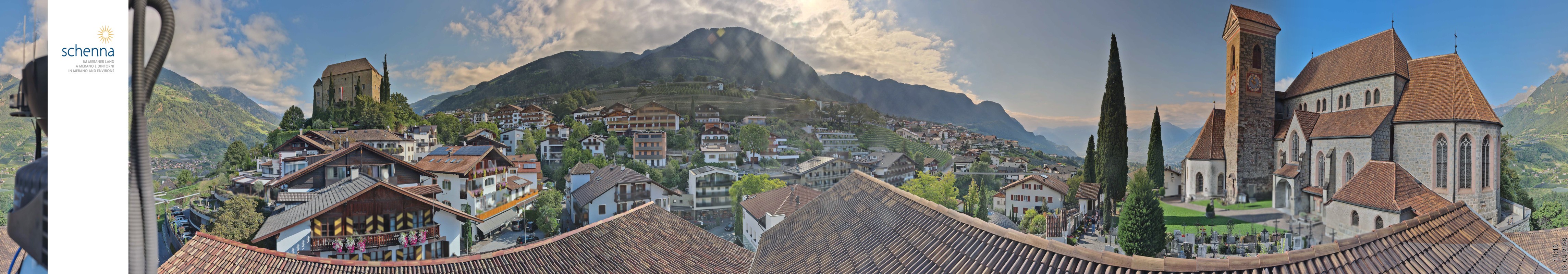 Archived image Webcam Panoramic View of Schenna