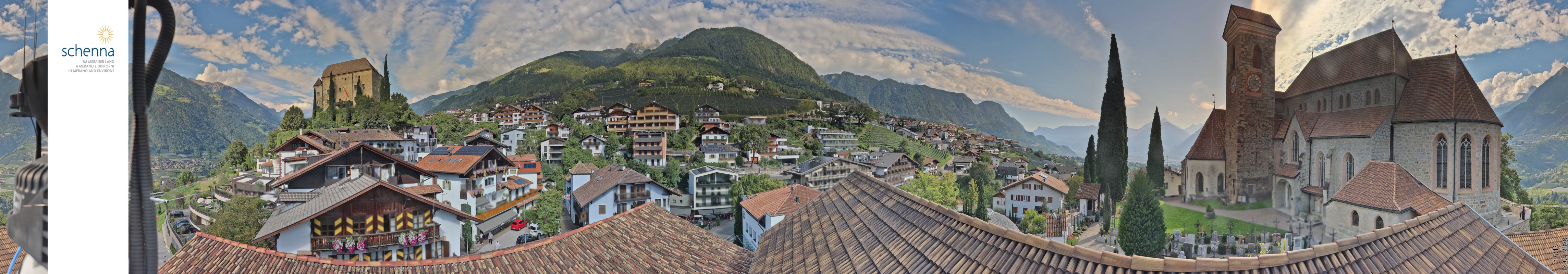 Archiv Foto Webcam Panoramablick Schenna