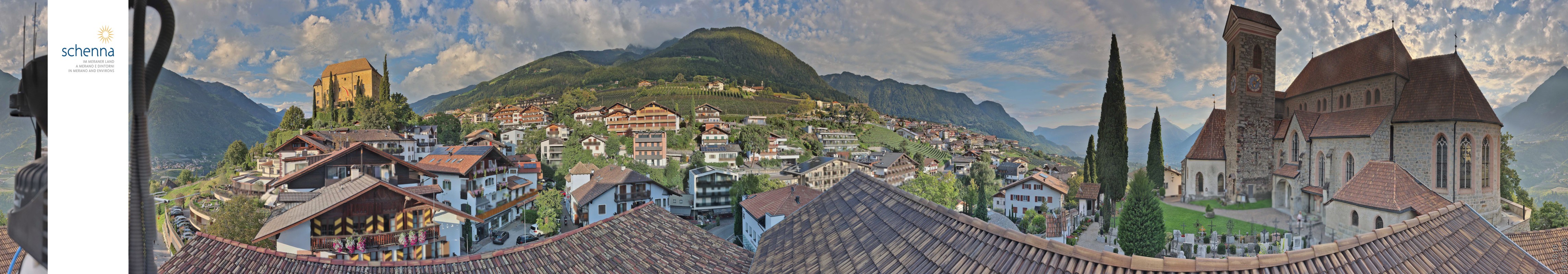 Archiv Foto Webcam Panoramablick Schenna