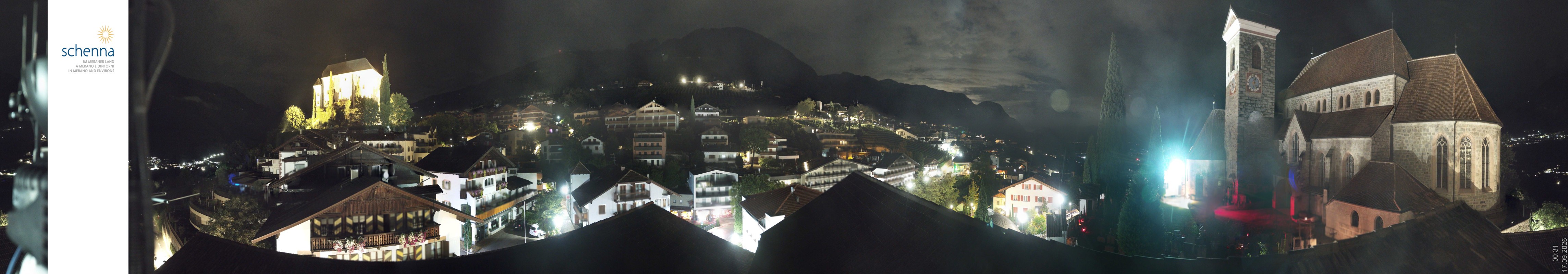 Archiv Foto Webcam Panoramablick Schenna