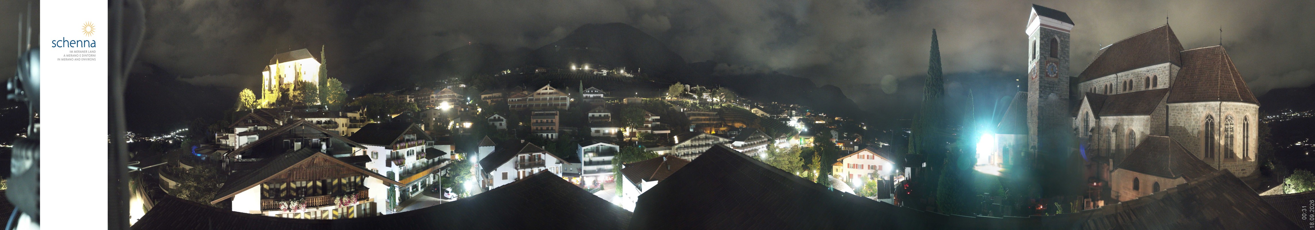 Archived image Webcam Panoramic View of Schenna