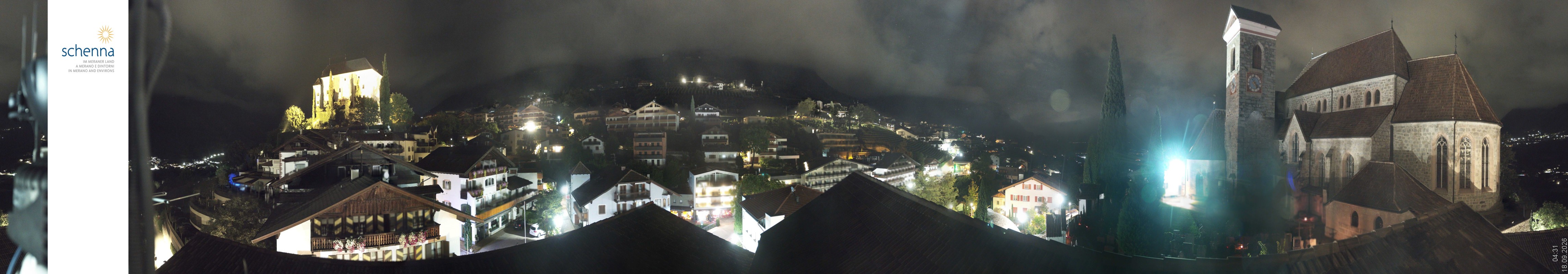 Archived image Webcam Panoramic View of Schenna