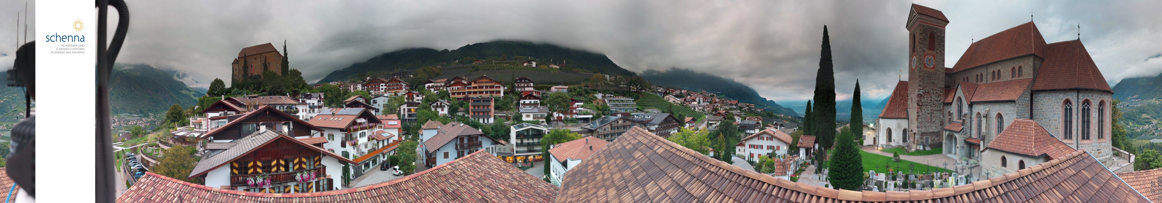 Archived image Webcam Panoramic View of Schenna