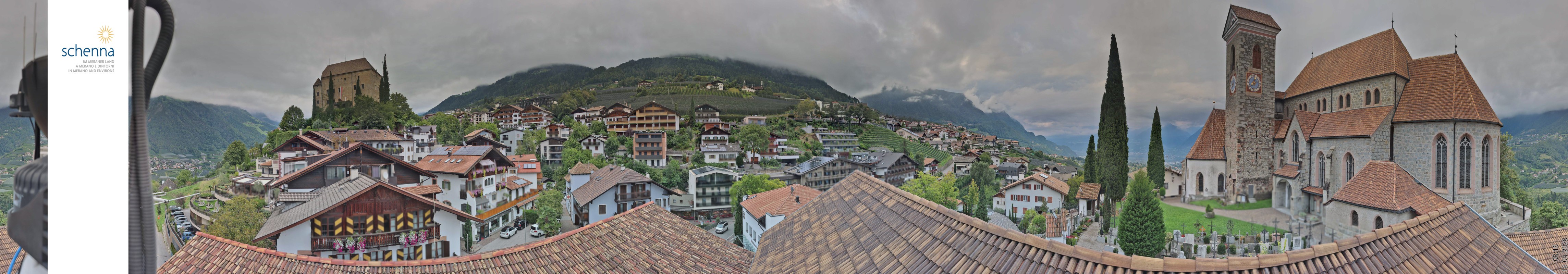 Archived image Webcam Panoramic View of Schenna