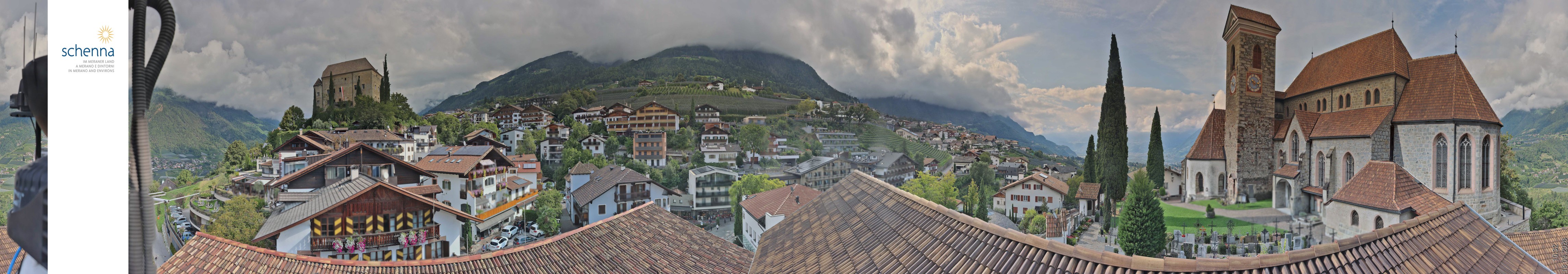 Archived image Webcam Panoramic View of Schenna