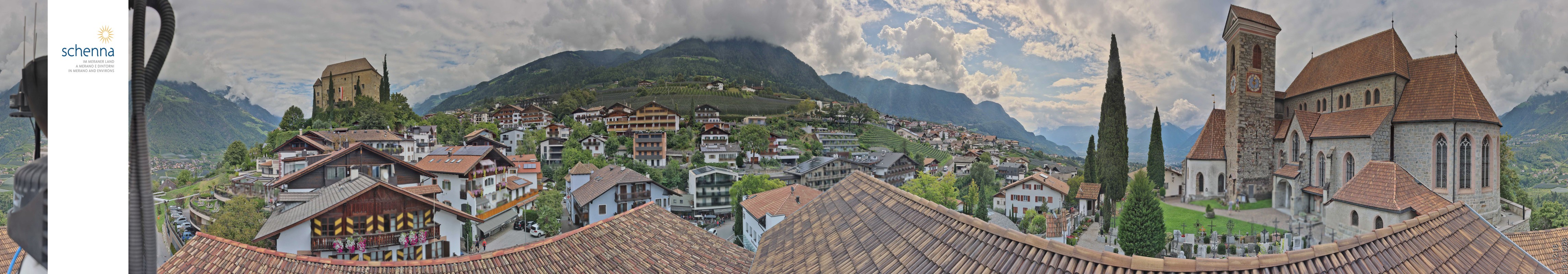 Archived image Webcam Panoramic View of Schenna