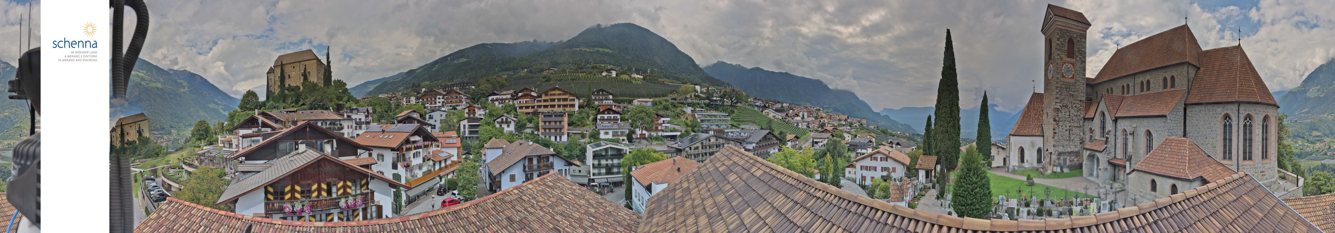 Archived image Webcam Panoramic View of Schenna