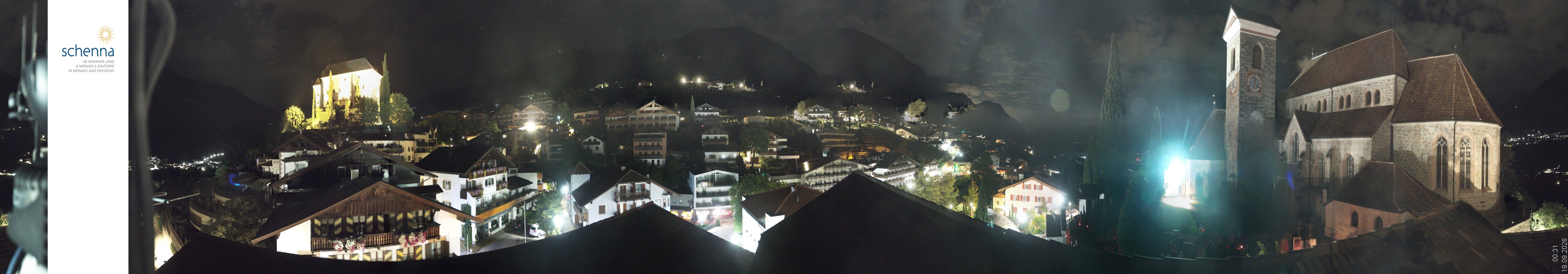 Archiv Foto Webcam Panoramablick Schenna
