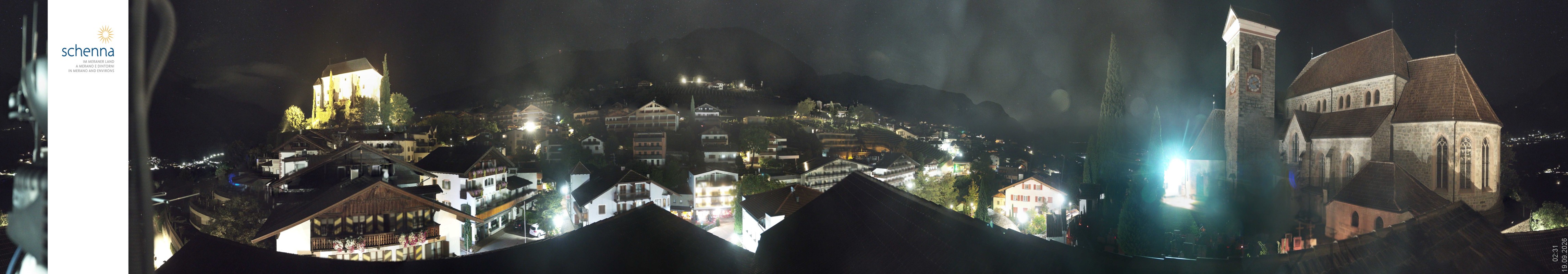 Archiv Foto Webcam Panoramablick Schenna