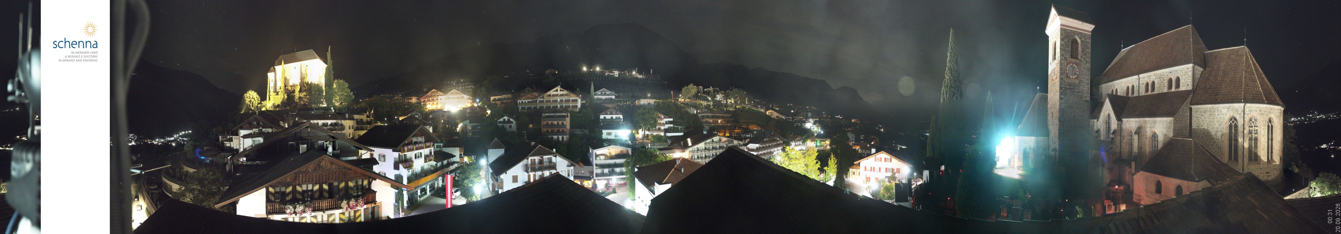 Archiv Foto Webcam Panoramablick Schenna