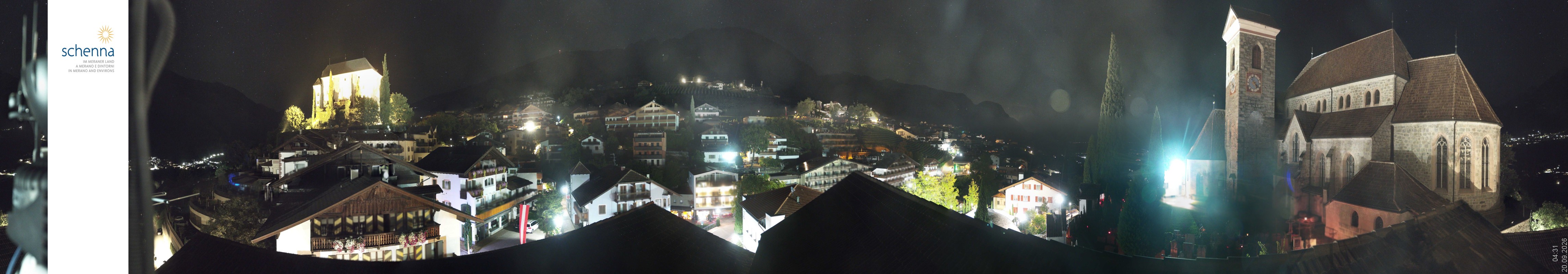 Archiv Foto Webcam Panoramablick Schenna