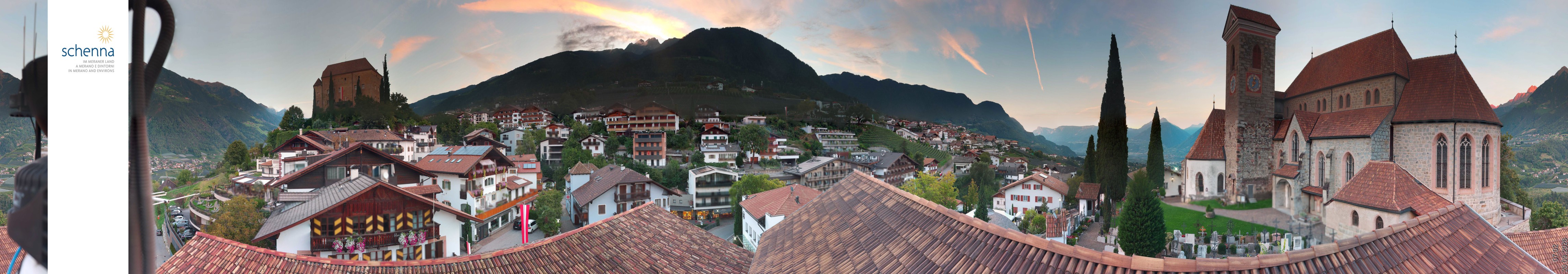 Archiv Foto Webcam Panoramablick Schenna