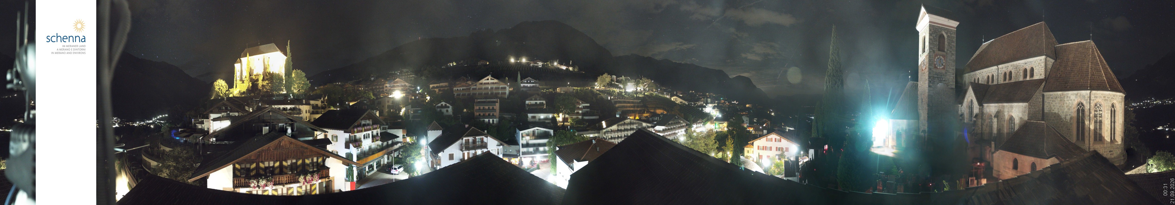 Archiv Foto Webcam Panoramablick Schenna