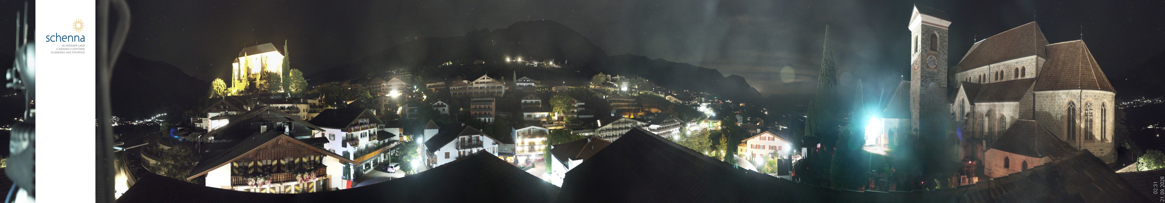 Archiv Foto Webcam Panoramablick Schenna