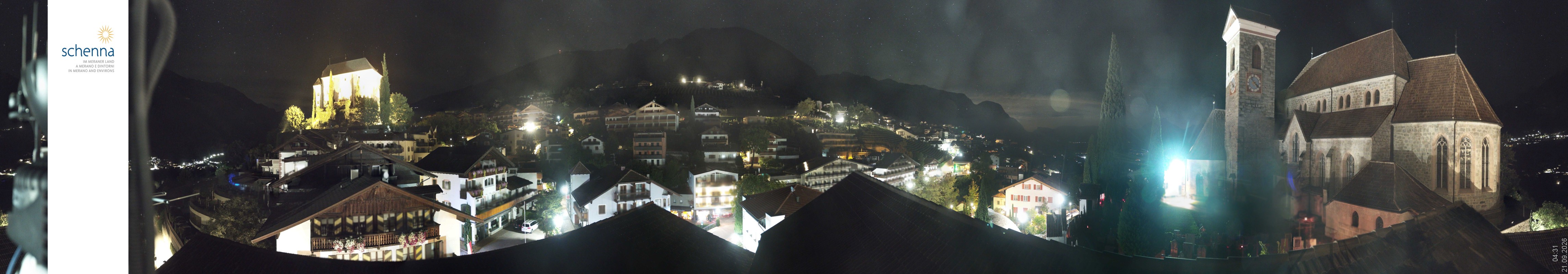 Archived image Webcam Panoramic View of Schenna