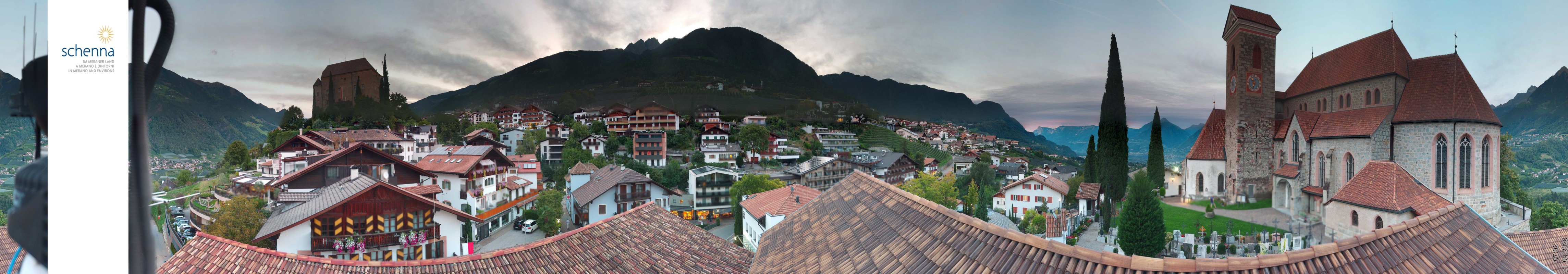 Archived image Webcam Panoramic View of Schenna