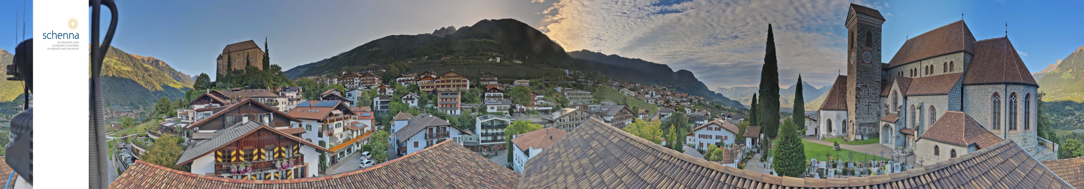 Archived image Webcam Panoramic View of Schenna