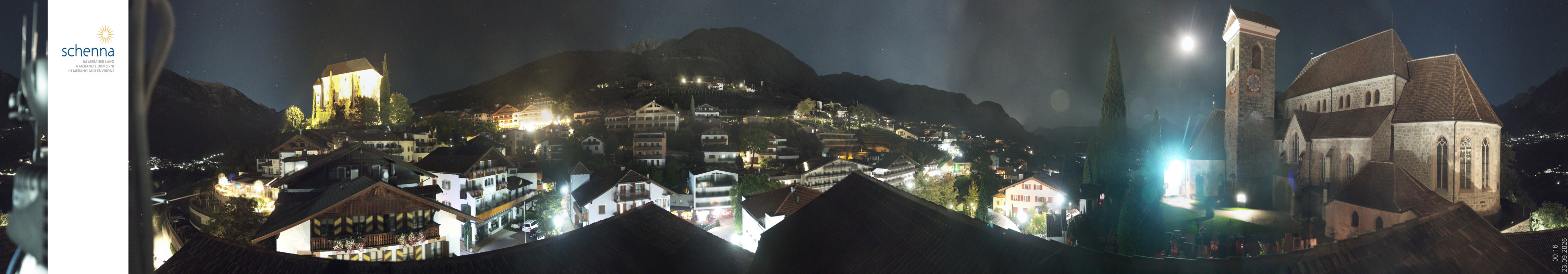 Archiv Foto Webcam Panoramablick Schenna