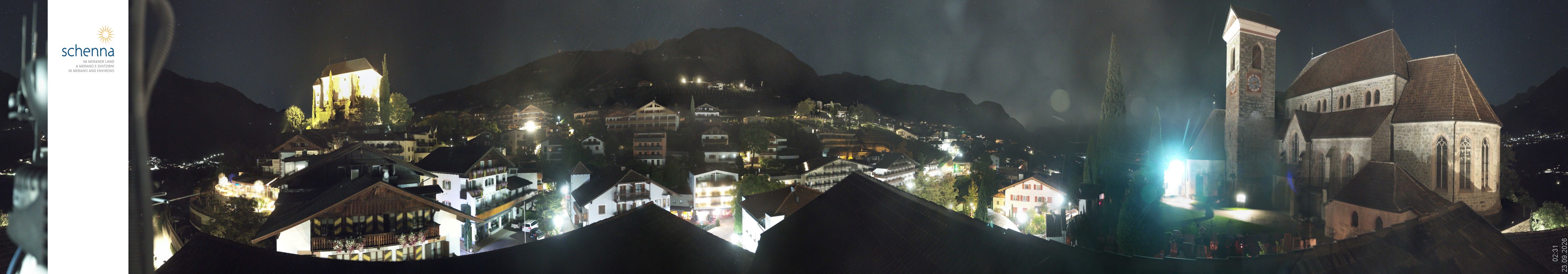 Archiv Foto Webcam Panoramablick Schenna